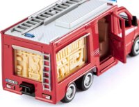 Siku Mercedes-Benz Sprinter 6x6 tűzoltóautóautó fém modell (1:50)