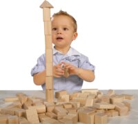 Eichhorn Natur 100 darabos építőkocka készlet