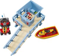 Bruder: Bworld vízimentő állomás quaddal és motoros vízi járművel