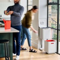 Joseph Joseph Totem Compact 40 literes műanyag Szelektív szemetes - Kőszürke