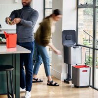 Joseph Joseph Totem Compact 40 literes Szelektív szemetes - Ezüst