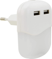Ansmann NL15AC 2xUSB-A Hálózati töltő - Fehér (12W)