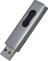 PNY Elite Steel USB-A 3.1 128GB Pendrive - Szürke