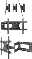 Onkron M7L-B 40"-75" LCD TV/Monitor fali tartó - Fekete