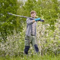 Gardena HighCut 360/18V P4A Solo Akkumulátoros teleszkópos ágvágó olló (Akku és töltő nélkül)