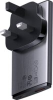 Baseus GaN5 Pro Ultra-Slim USB-C / USB-A Hálózati töltő - Szürke (65W)