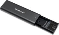 Qoltec 50312 M.2 NVME USB 3.1 Type-C Külső SSD ház - Fekete