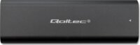 Qoltec 50311 M.2 NGFF USB 3.1 Type-C Külső SSD ház - Fekete