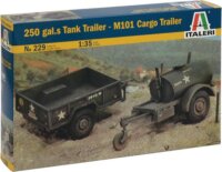 Italeri 250 Gal.s tank trailer M101 Cargo utánfutó műanyag modell (1:35)