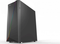AIO Lumina Számítógépház - Fekete