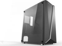 AIO Lumina Számítógépház - Fekete
