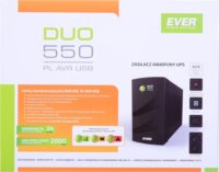 EVER DUO 550 PL AVR USB 550VA / 330W Vonalinteraktív UPS
