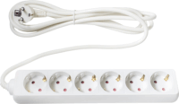 TOO PSW-630 250V Elosztó 6 aljzatos 3m - Fehér