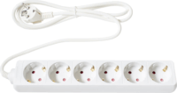 TOO PSW-615 250V Elosztó 6 aljzatos 1.5m - Fehér
