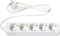 TOO PSW-515 250V Elosztó 5 aljzatos 1.5m - Fehér