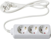 TOO PSW-315 250V Elosztó 3 aljzatos 1.5m - Fehér