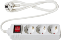 TOO PSW-315S 250V Elosztó 3 aljzatos 1.5m - Fehér