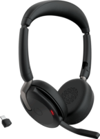 Jabra Evolve2 65 Flex Duo Wireless Headset - Fekete