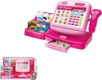 Magic Toys: Elektronikus pénztárgép kiegészítőkkel - Rózsaszín