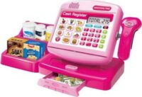 Magic Toys: Elektronikus pénztárgép kiegészítőkkel - Rózsaszín