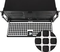 Chieftec UNC-411E-B 19" 4U Rack Számítógépház - Fekete