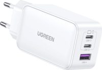 Ugreen Nexode USB-A / 2x USB-C Hálózati töltő - Fehér (65W)