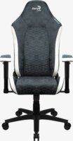 AeroCool Crown AeroSuede Gamer szék - Kék/Fehér