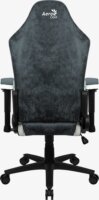 AeroCool Crown AeroSuede Gamer szék - Kék/Fehér