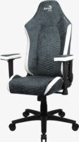 AeroCool Crown AeroSuede Gamer szék - Kék/Fehér