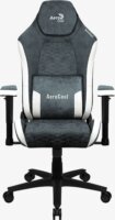 AeroCool Crown AeroSuede Gamer szék - Kék/Fehér