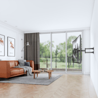 Stell SHO 5600 32"-55" LCD TV/Monitor fali tartó - Fekete