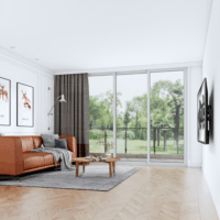 Stell SHO 5630 37"-80" LCD TV/Monitor fali tartó - Fekete