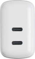 Akyga AK-CH-19 2x USB-C Hálózati töltő - Fehér (40W)