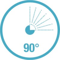 Gardena 13320-20 Micro-Drip-System Öntözőrendszer 90° öntözőfej (5db / csomag)