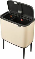 Brabantia Bo Touch 11 + 23 literes érintőfedeles fém Szelektív szemetes - Bézs