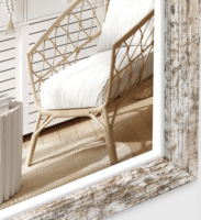 ZEP V33686 Vivan 6 17x22 Képkeret - Barna/Fehér (2 darab)