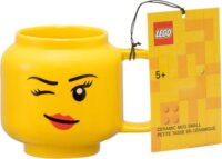 LEGO Copenhagen Winking Girl 255ml Bögre - Sárga