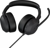 Jabra Evolve2 50 MS Stereo USB-A / Wireless Headset - Fekete