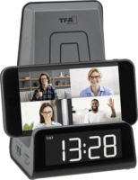 TFA 60.2033.10 Ébresztőóra töltési funkcióval - Szürke