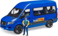 Bruder Mercedes Benz Sprinter Transfer autó sofőrrel műanyag modell (1:16)