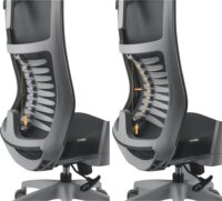 Yenkee YGC 500GY Fishbone Irodai Görgős Forgószék - Szürke