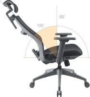 Yenkee YGC 500GY Fishbone Irodai Görgős Forgószék - Szürke