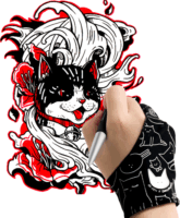 XP-Pen ACG15 Rajzkesztyű - Fekete