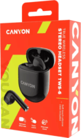 Canyon TWS-6 Wireless Headset - Fekete