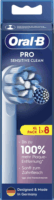 Oral-B Pro Sensitive Clean Elektromos fogkefe Pótfej - Fehér (8db)