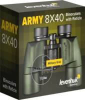 Levenhuk Army 8x40 Binokuláris Távcső irányzékkal - Sötétzöld