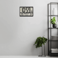 TFA 60.4520.01 Rádióvezérelt óra - Fekete