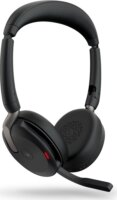 Jabra Evolve2 65 Flex Duo Link380a (Microsoft Teams) Wireless Headset - Fekete