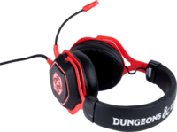 Konix Dungeons & Dragons D20 7.1 Vezetékes Gaming Headset - Fekete/Piros