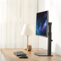 ACT AC8331 10"-32" LCD TV/Monitor asztali tartó állvány - Fekete (1 Kijelző)